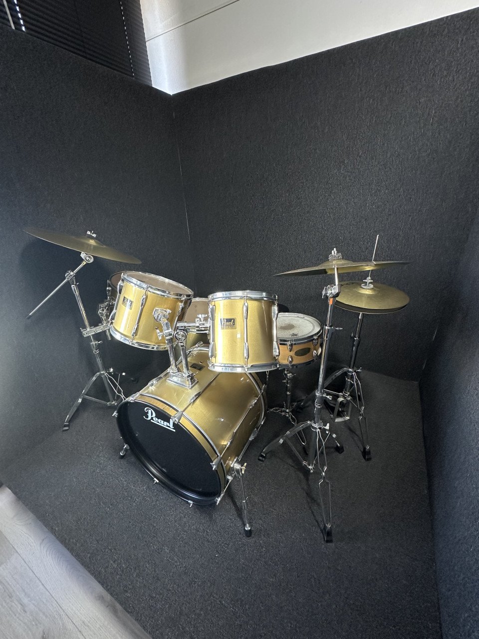 Drumstel Pearl Export Gold Compleet Set 9-delig