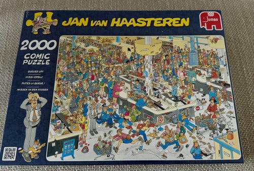 NIEUW Jan van Haasteren puzzel Kassa erbij! 2000 stukjes