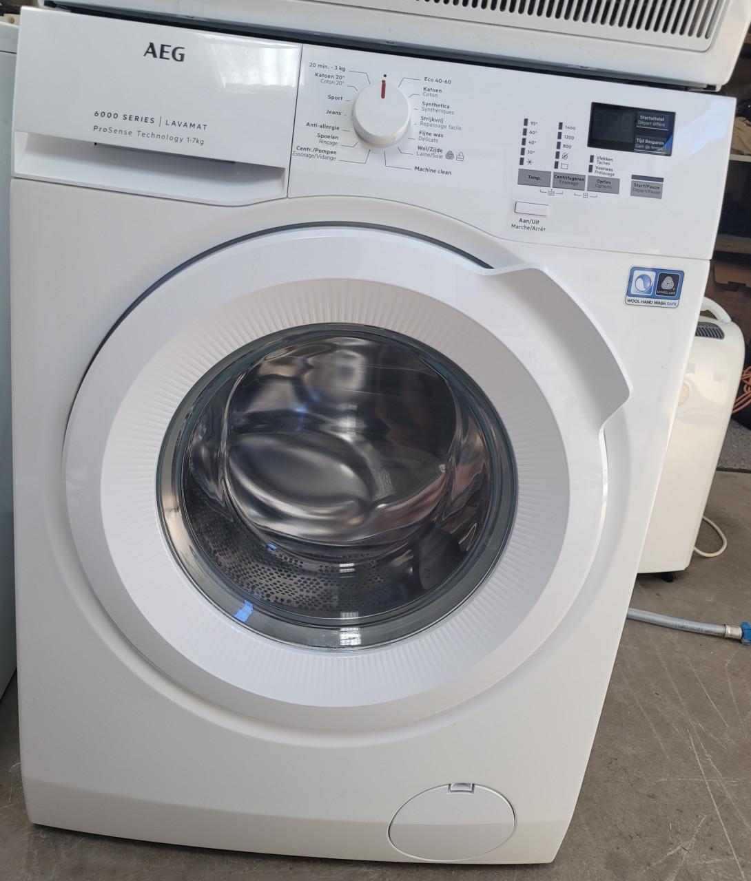 AEG wasmachine en droger set als nieuw