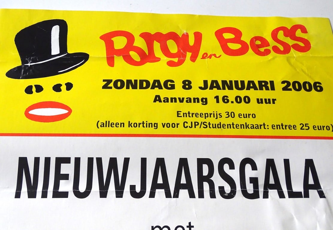 Affiche Toots Thielemans Bert van den Brink Porgy & Bess Terneuzen