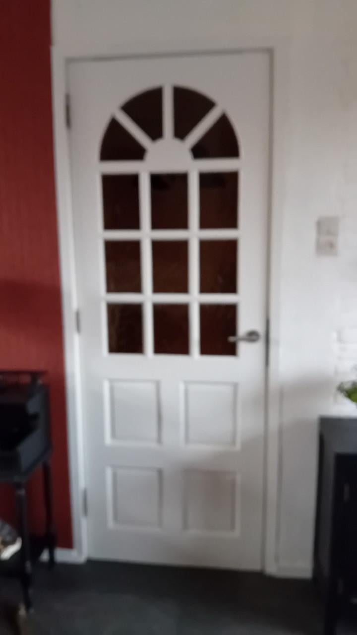 Stompe binnendeur (zonder deurklink en scharnieren)