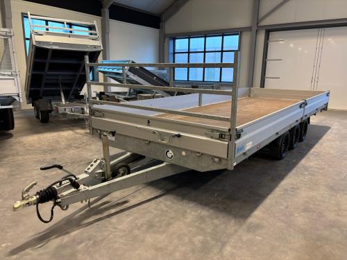 Hapert Azure plateauwagen 605x220cm 3500kg 3-asser z.g.a.n.