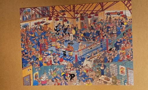 Jan van Haasteren puzzel: de boksring 1000 stukjes