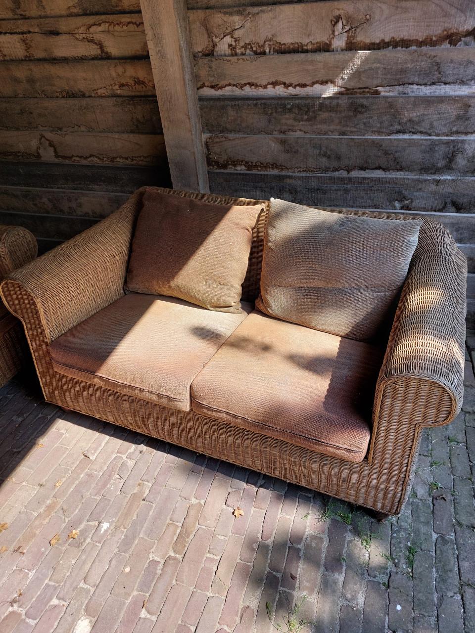 2 en 3 zits rotan lounge set