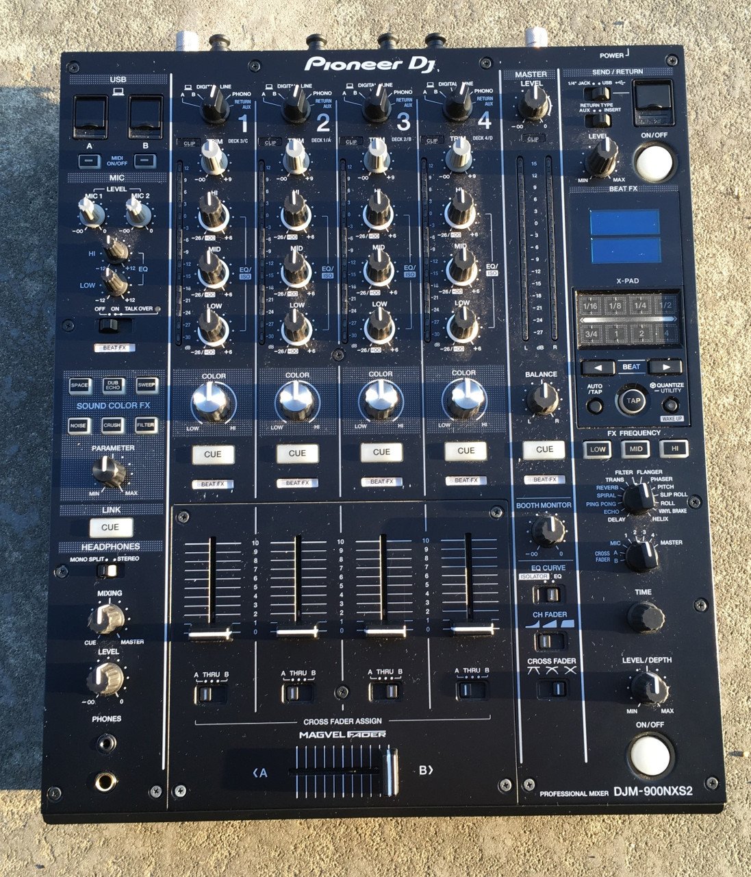 1 prachtige Pioneer DJM 900 Nexus 2 mixer - mengpaneel 1645