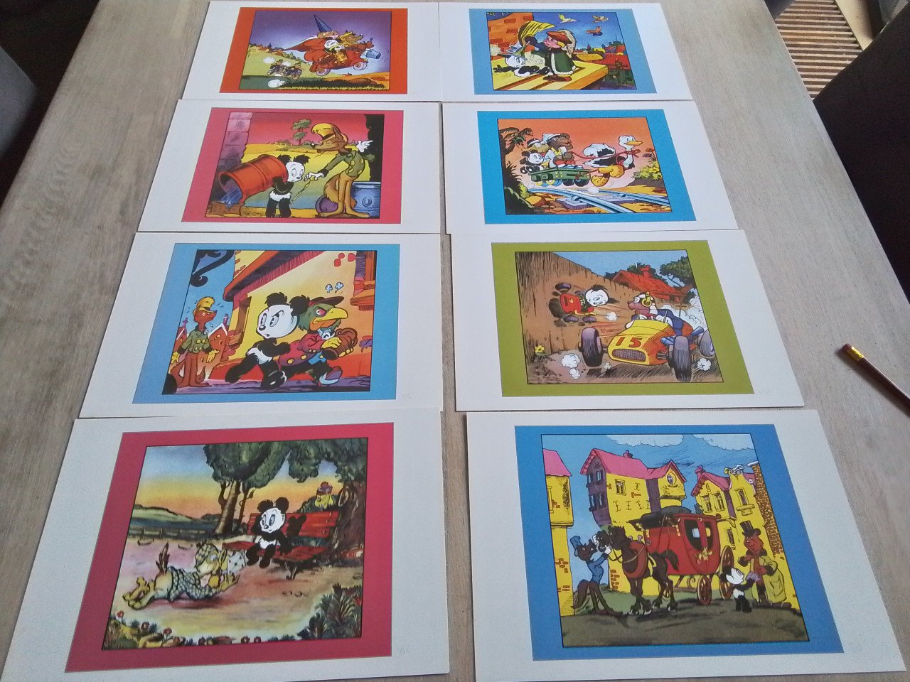 Panda van Marten Toonder 4 x hardcover gelimiteerde uitgave