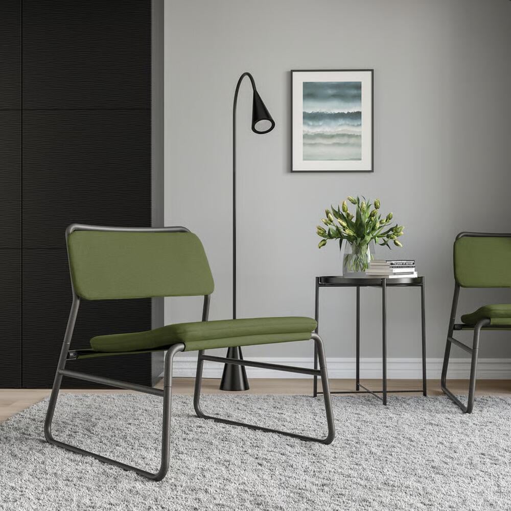 Fauteuil LINNEBÄCK , Orrsta olijfgroen (Ikea)