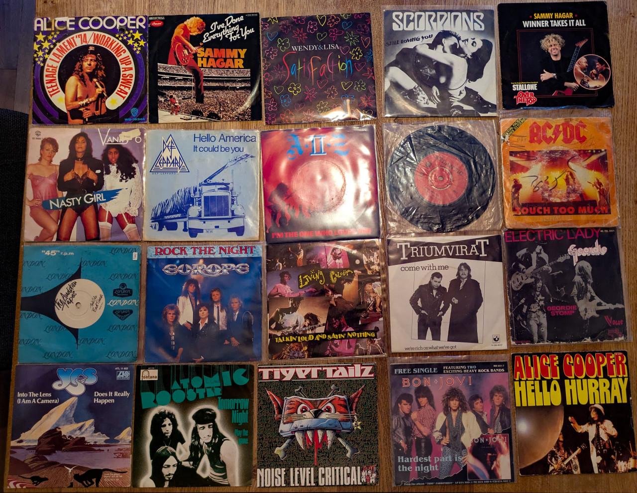 Partij 125 Vinyl Singles (70s/80s Pop, Rock & Hardrock)