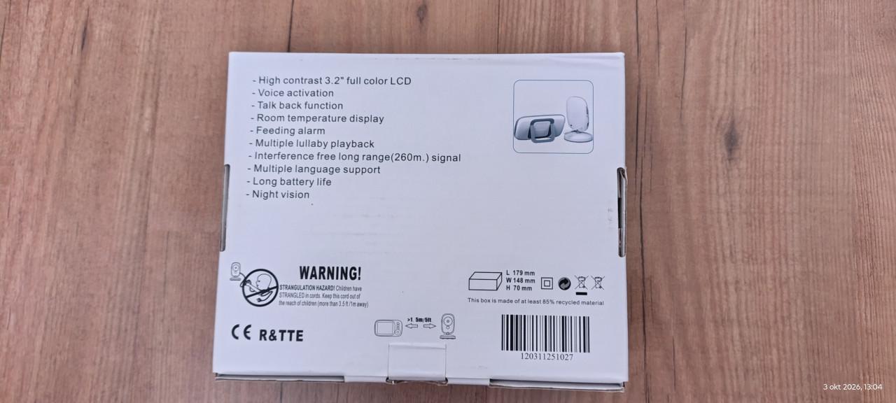 Video baby monitor