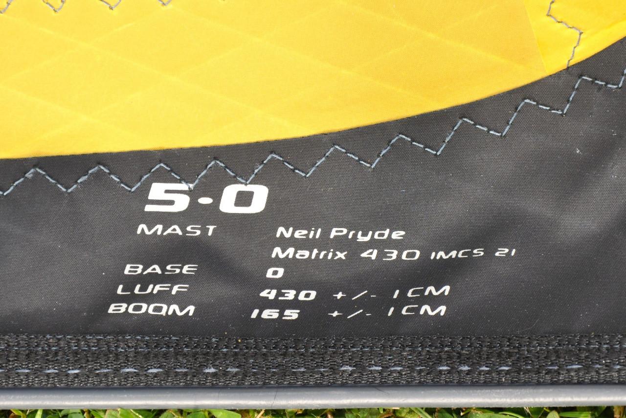 5.0 m2 NeilPryde Search set (zeil, mast, giek, mastvoet)