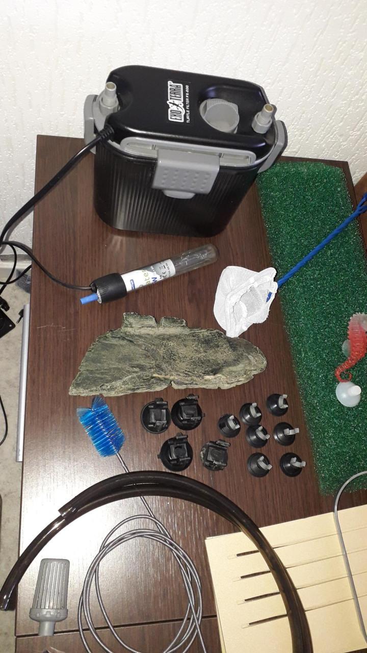 Schildpad bak en toebehoren 104cm