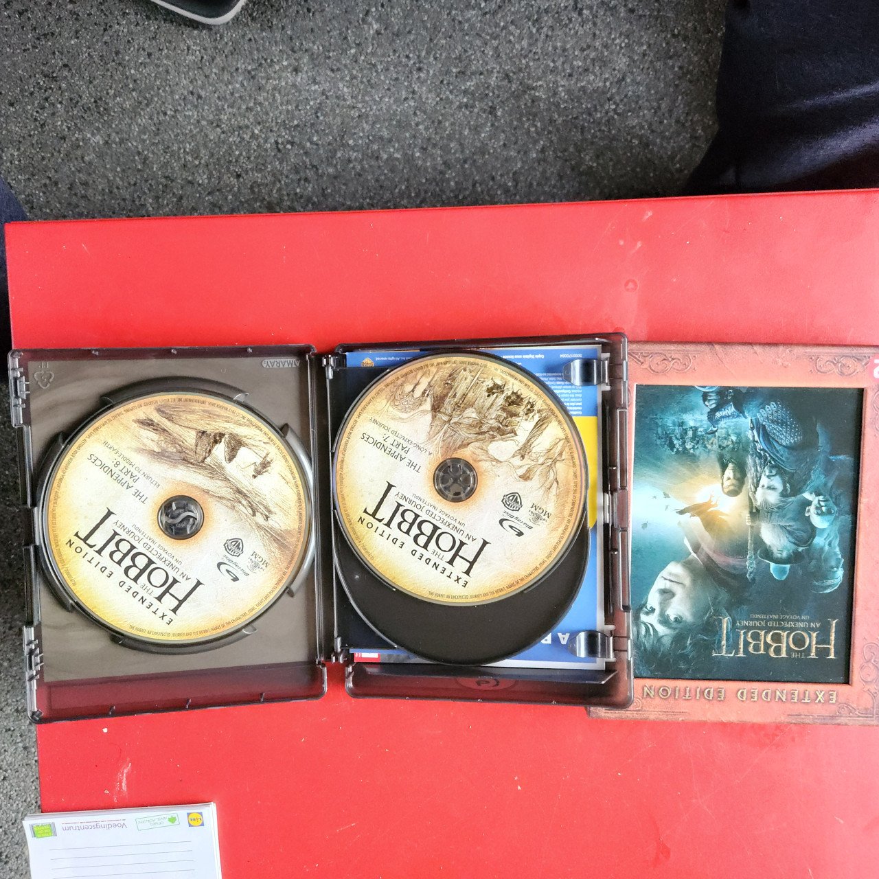 3 Blu-Ray's The Hobbit an unexpected journey Extended Edition