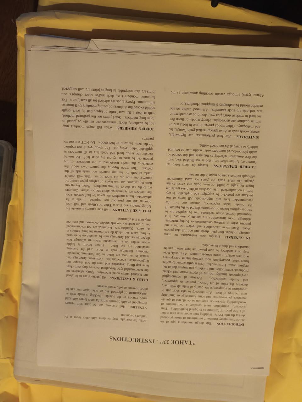 Diverse bouwtekeningen van boten