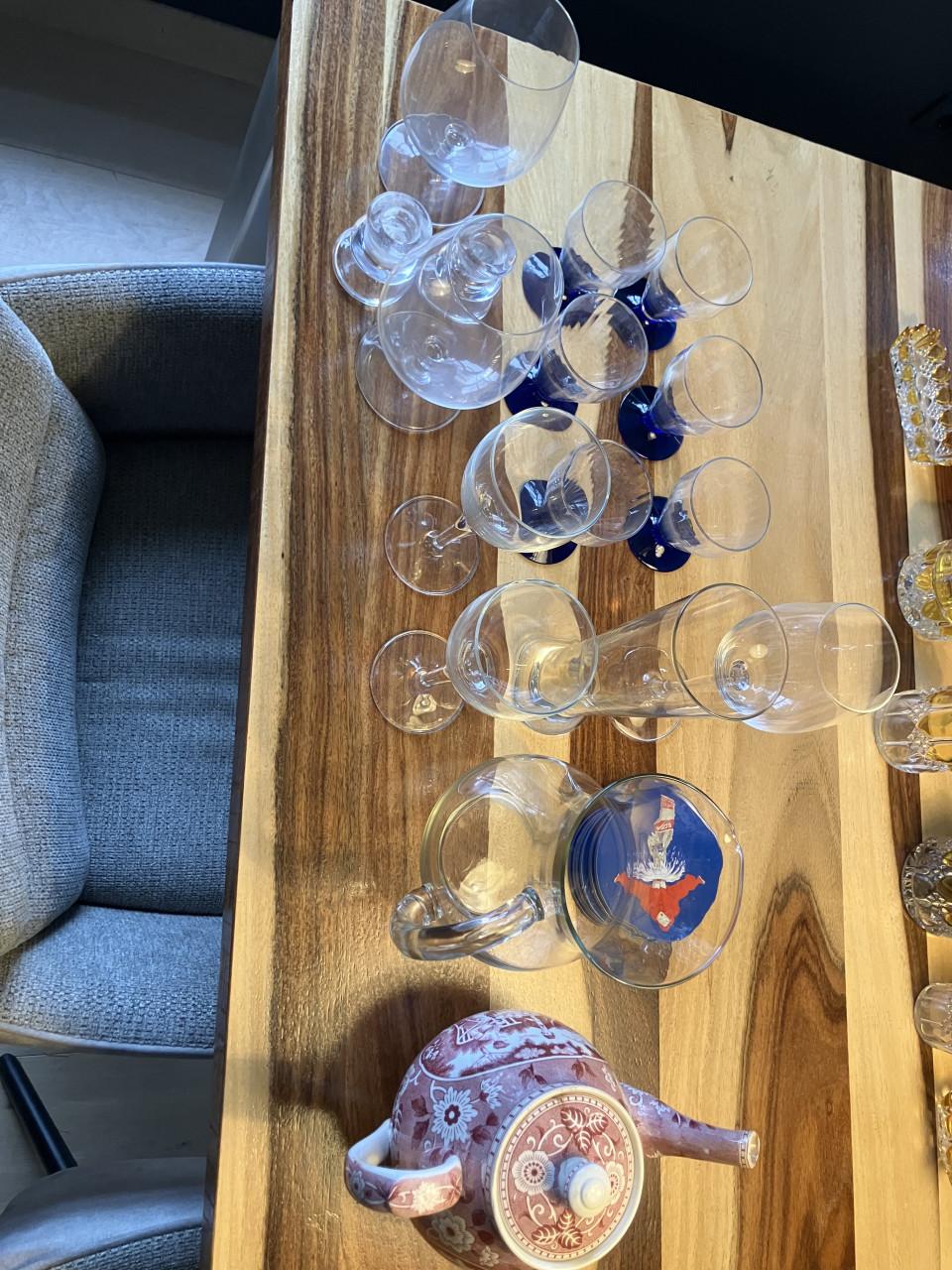 Gratis afhalen glaswerk en servies