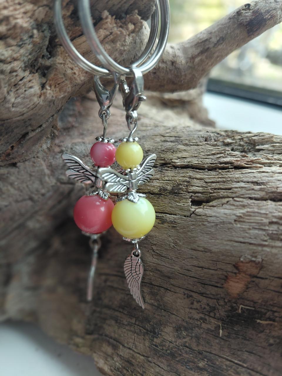 Zelfgemaakte sleutel/tassen hangertjes