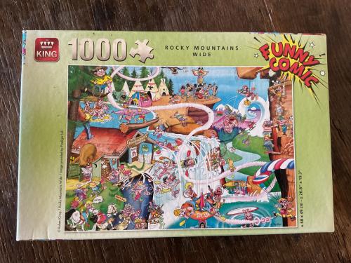 Diverse puzzels 1000 stuks ( 4 st. )