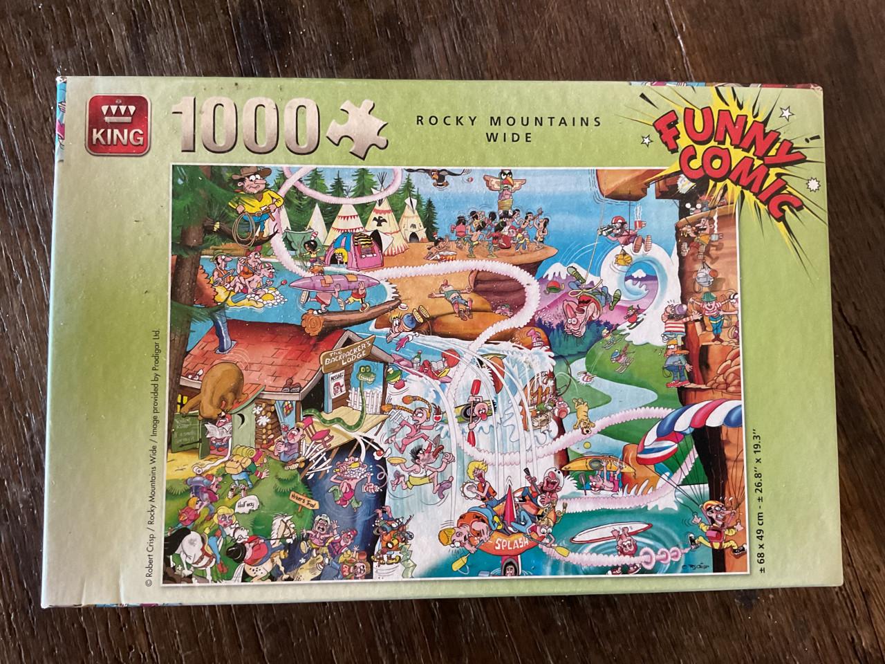 Diverse puzzels 1000 stuks ( 4 st. )
