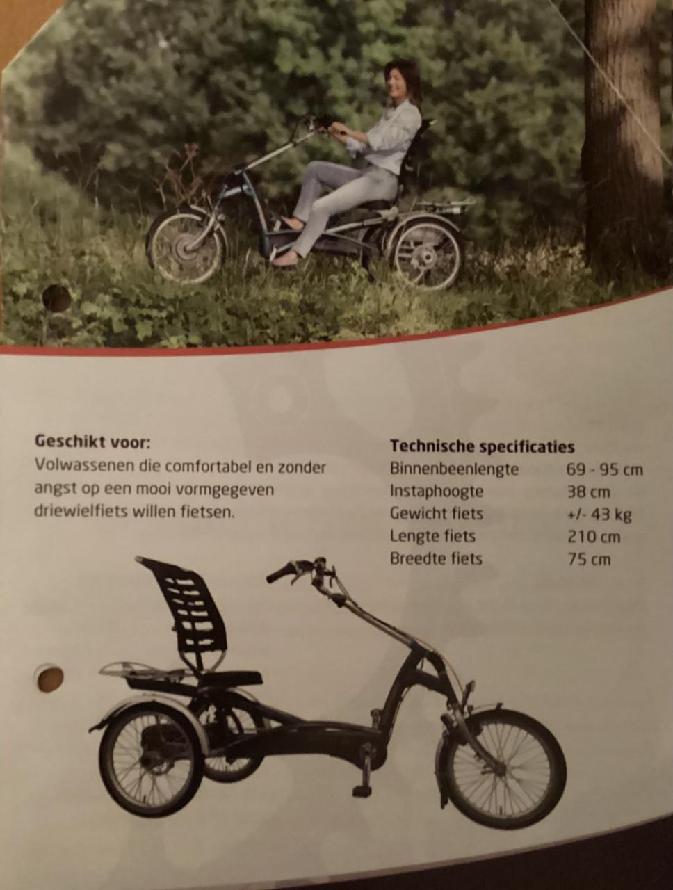 Van Raam elektrische driewieler fiets easyrider
