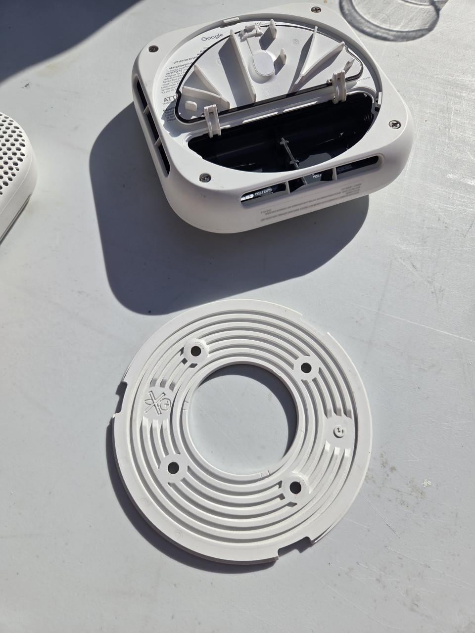 3 x google rookmelder & koolmonoxide melder
