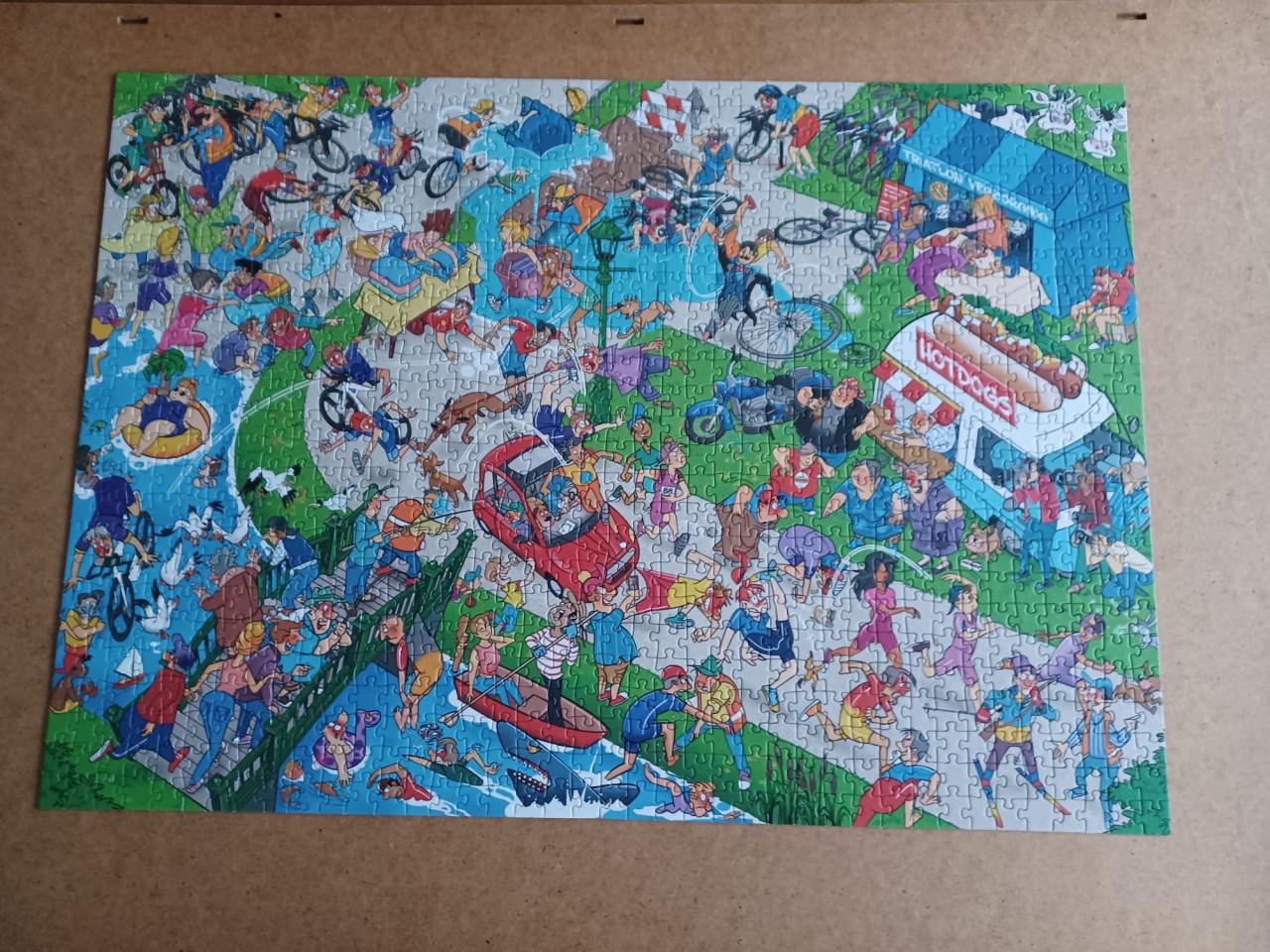 5 Leuke 'That's Life' legpuzzel met 1000 stukjes. De puzzels  compleet
