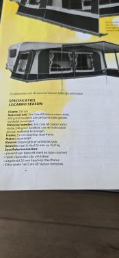 Caravan  Dorema voortent luifel