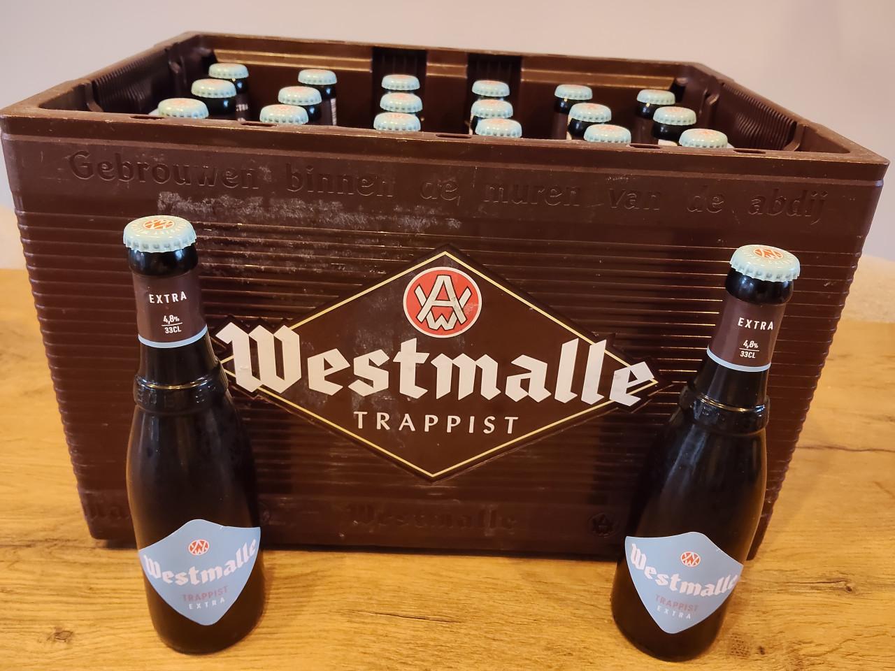 Krat Westmalle Extra trappist speciaalbier