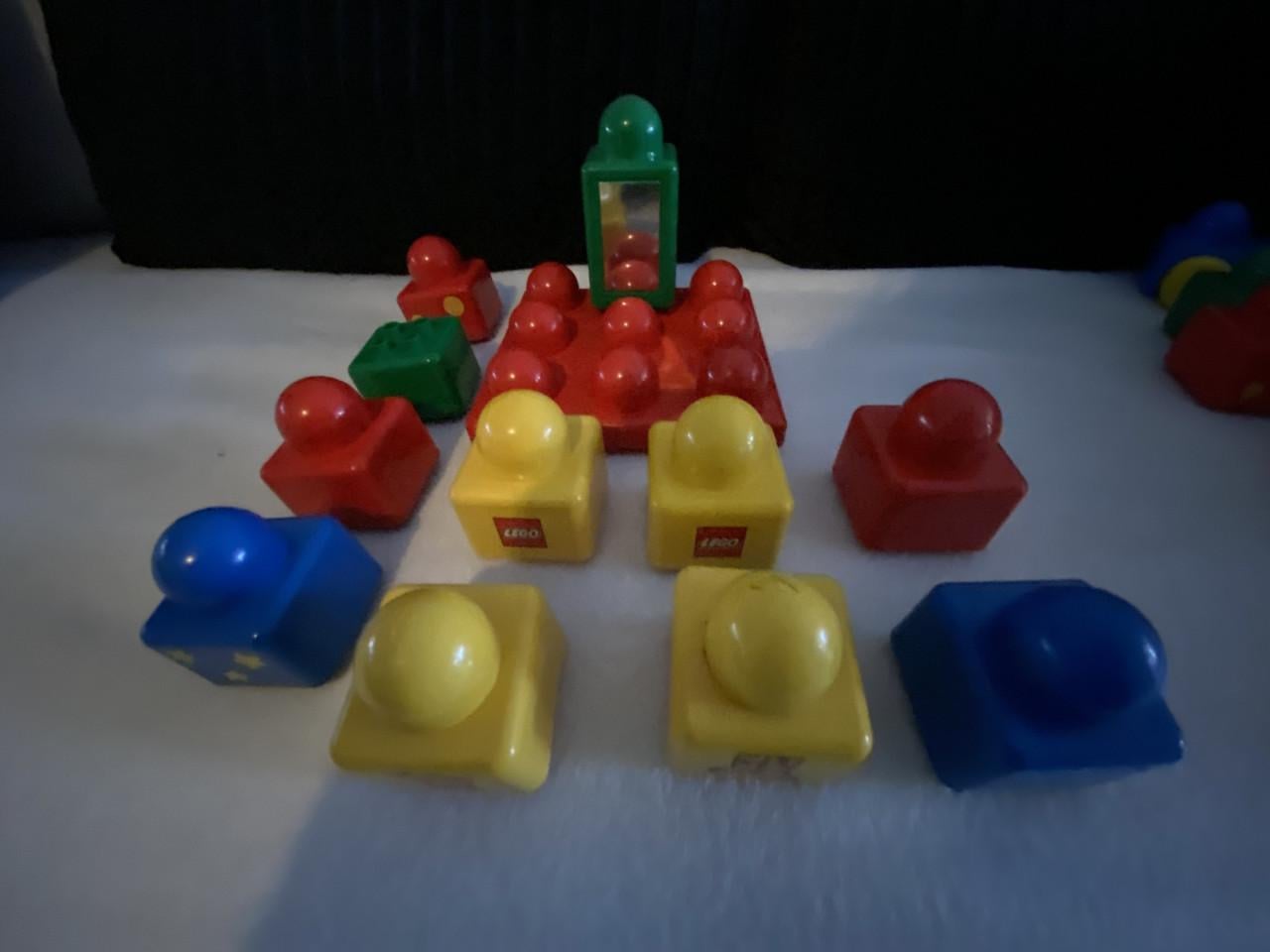 Baby speelgoed en boxkleed