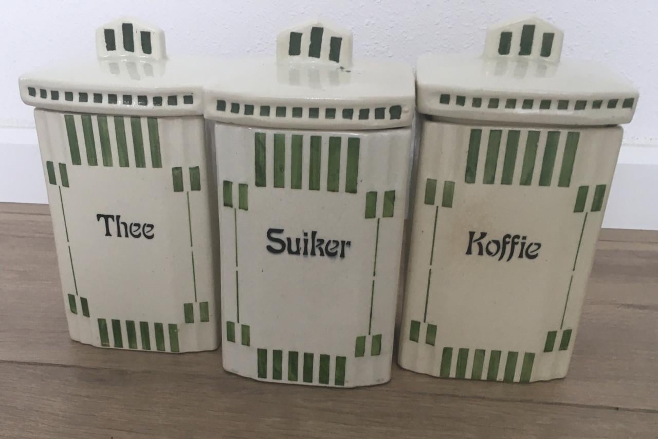 Voorraadpotten 8 delig