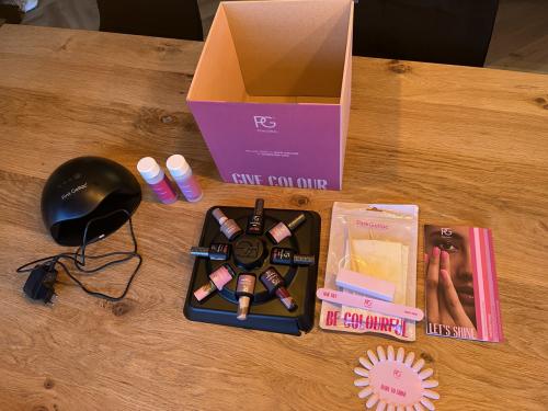 Pink gellac gelnagels startersset