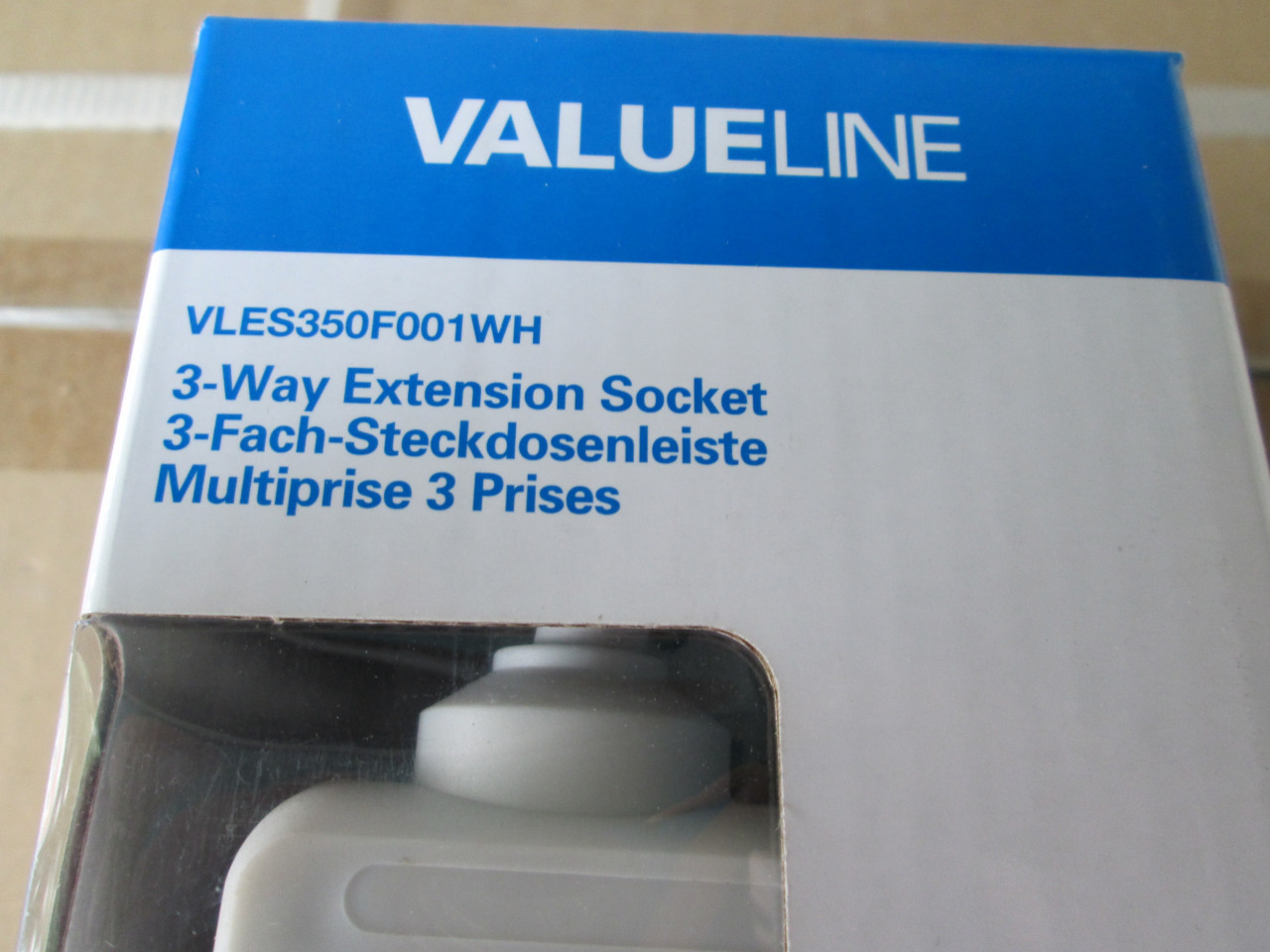 Stekkerdoos met 5 meter kabel NIeuw
