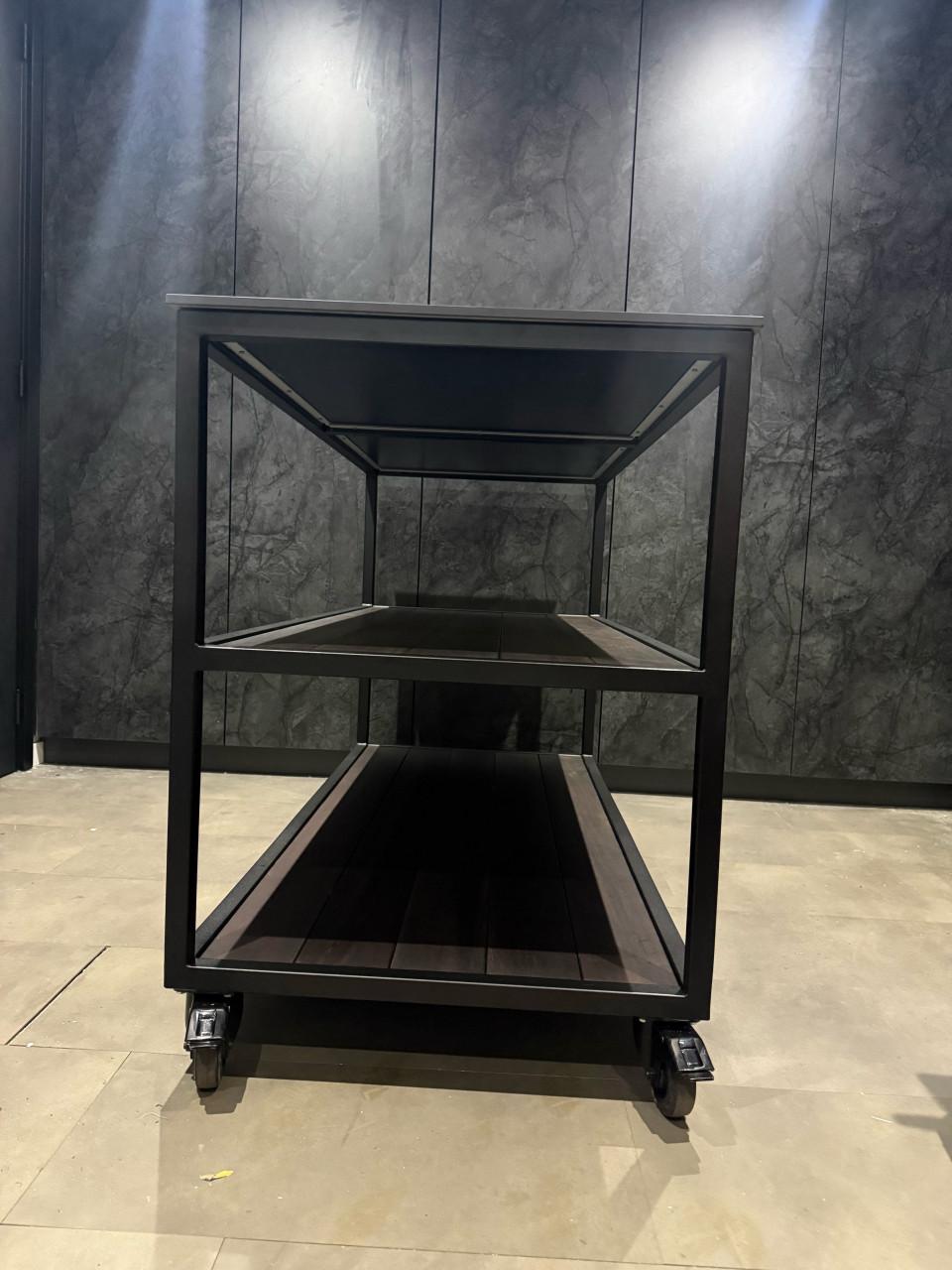 Buitenkeuken staal dekton pizza oven