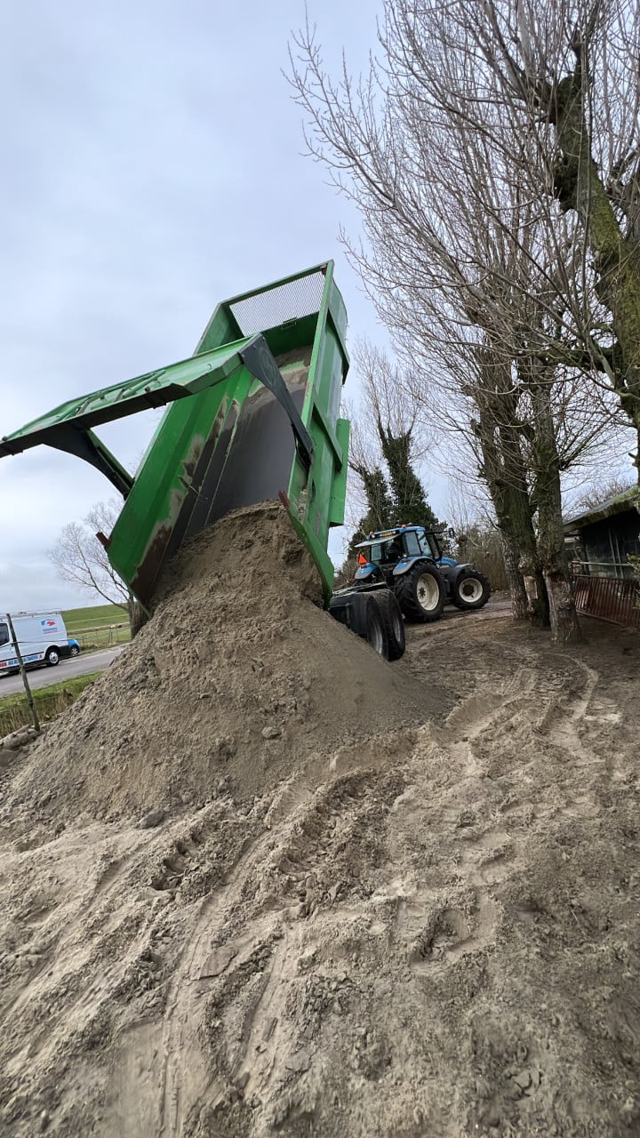 Straatzand eventueel met bezorging