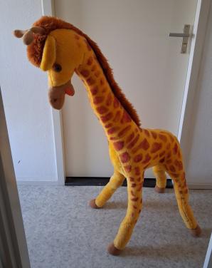 Grote giraffe vintage knuffel