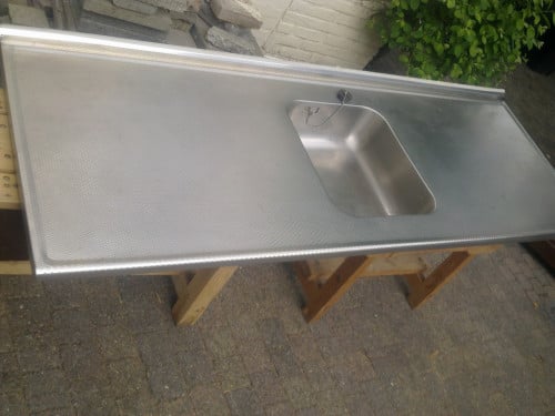 Rvs aanrechtblad
