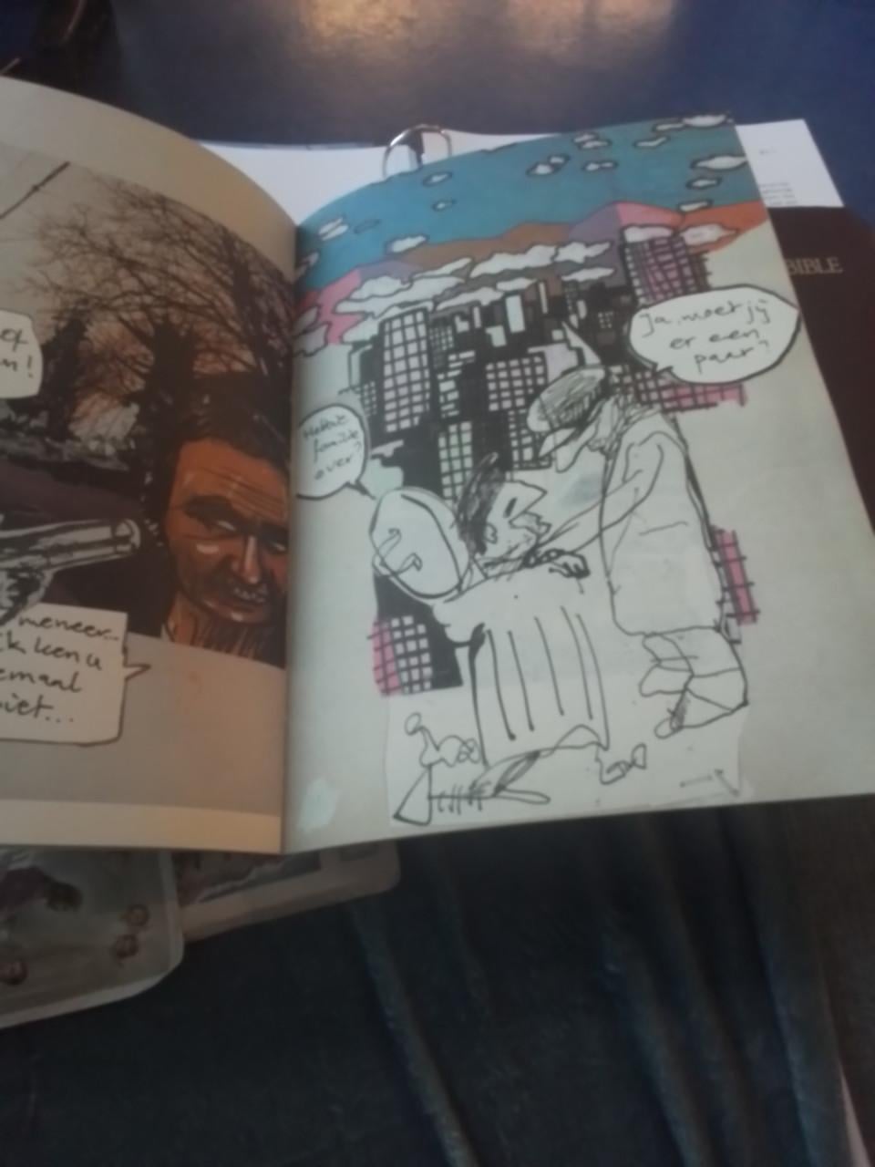 Te koop stripboek Herman brood en j. Deelder