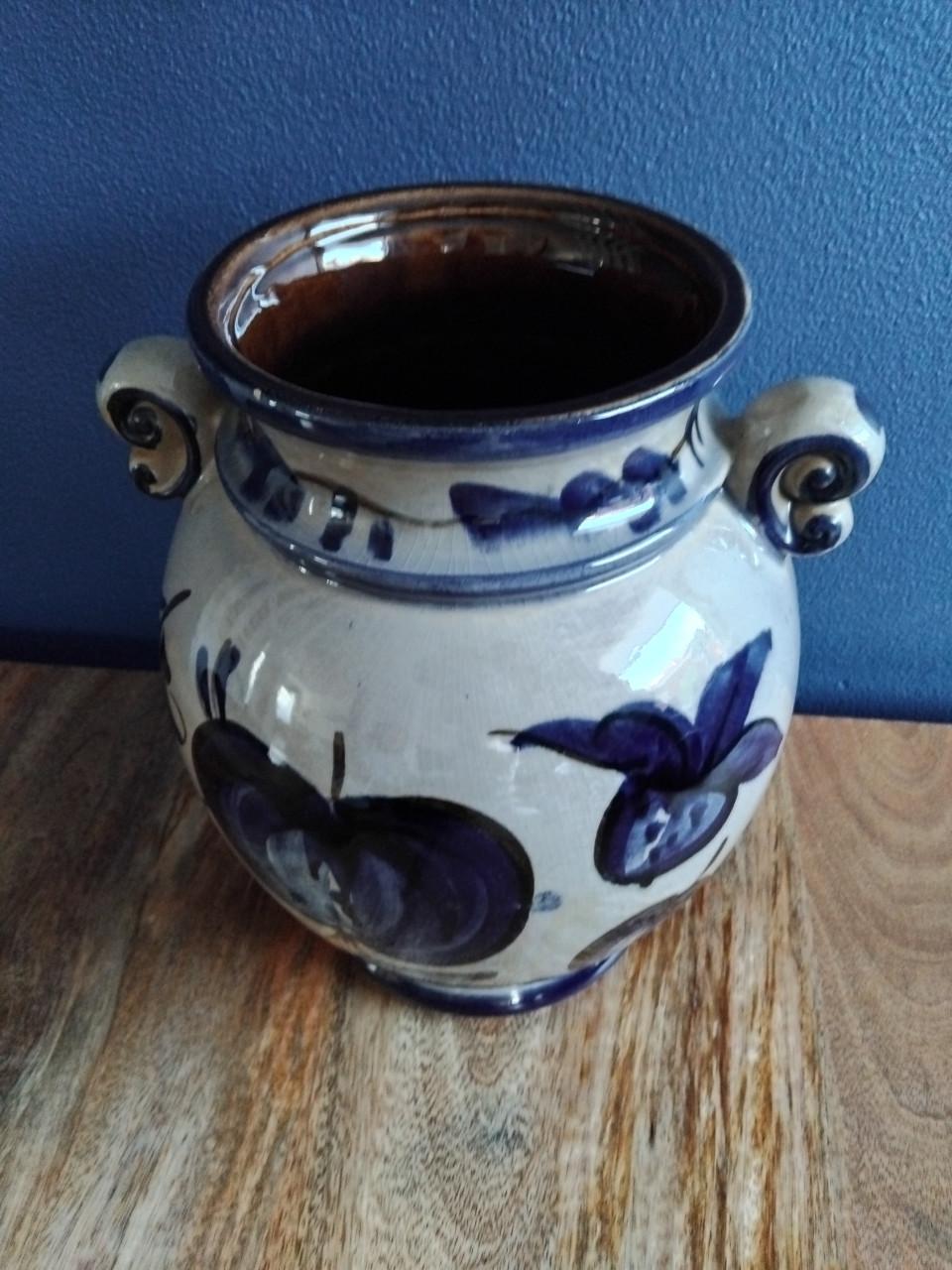 Vintage rumtopf pot / vaas / opbergpot 60's/70's