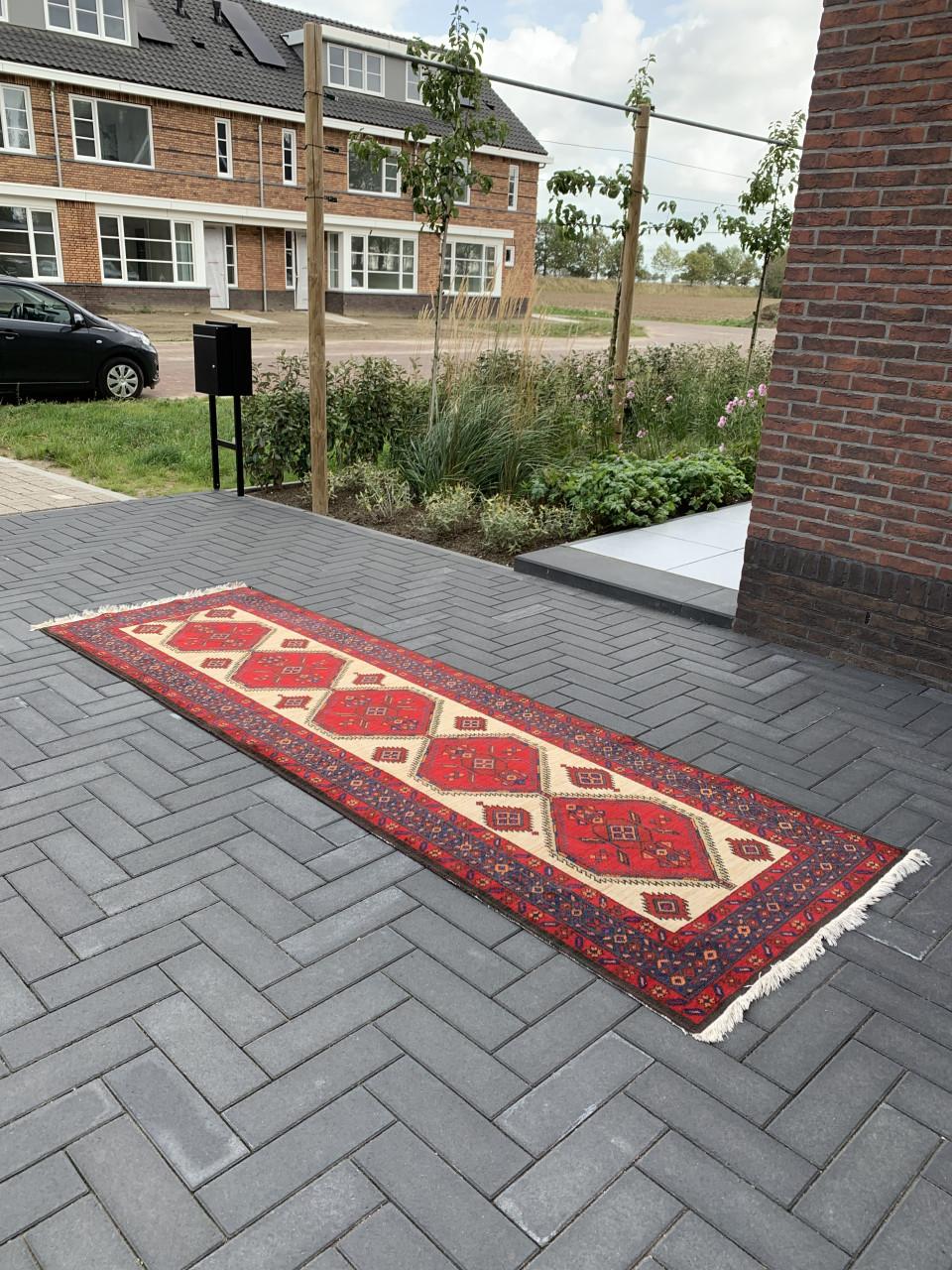 ❣️Prachtige Sfeervolle Handgeknoopte Vintage Loper❣️