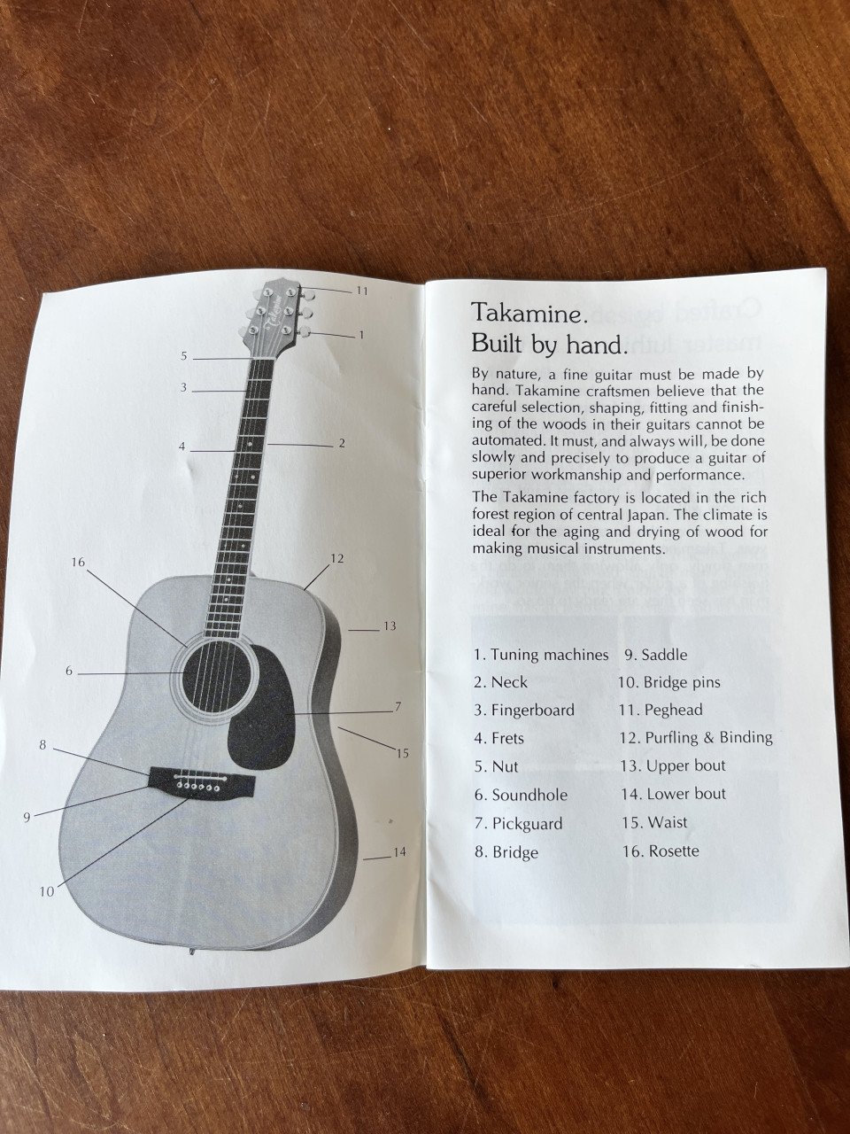 Takamine EG332C-6 String Acoustic/Electric.