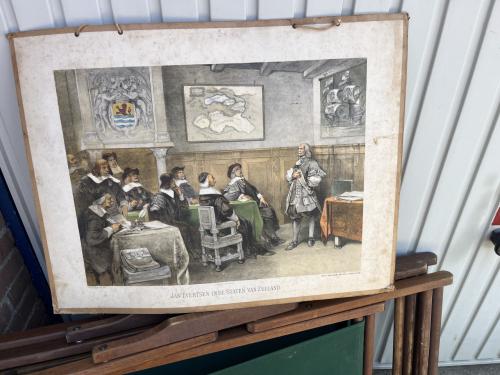 Schoolplaat Jan Evertsen in de Staten van Zeeland