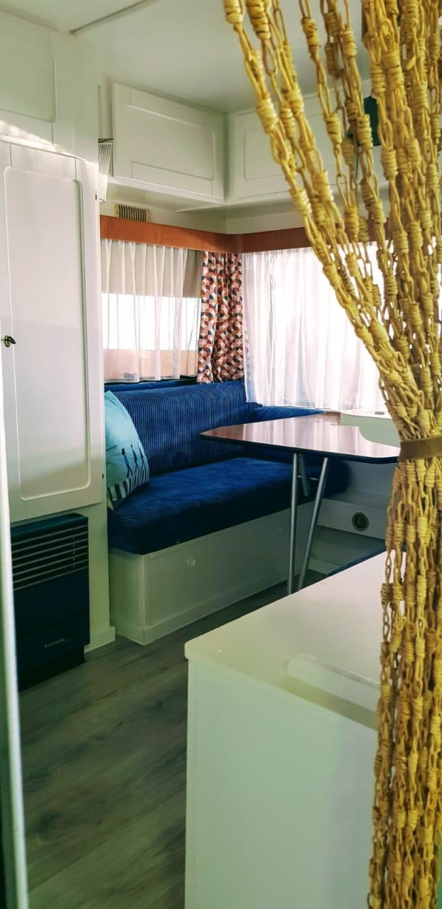 Mooie retro Ever caravan