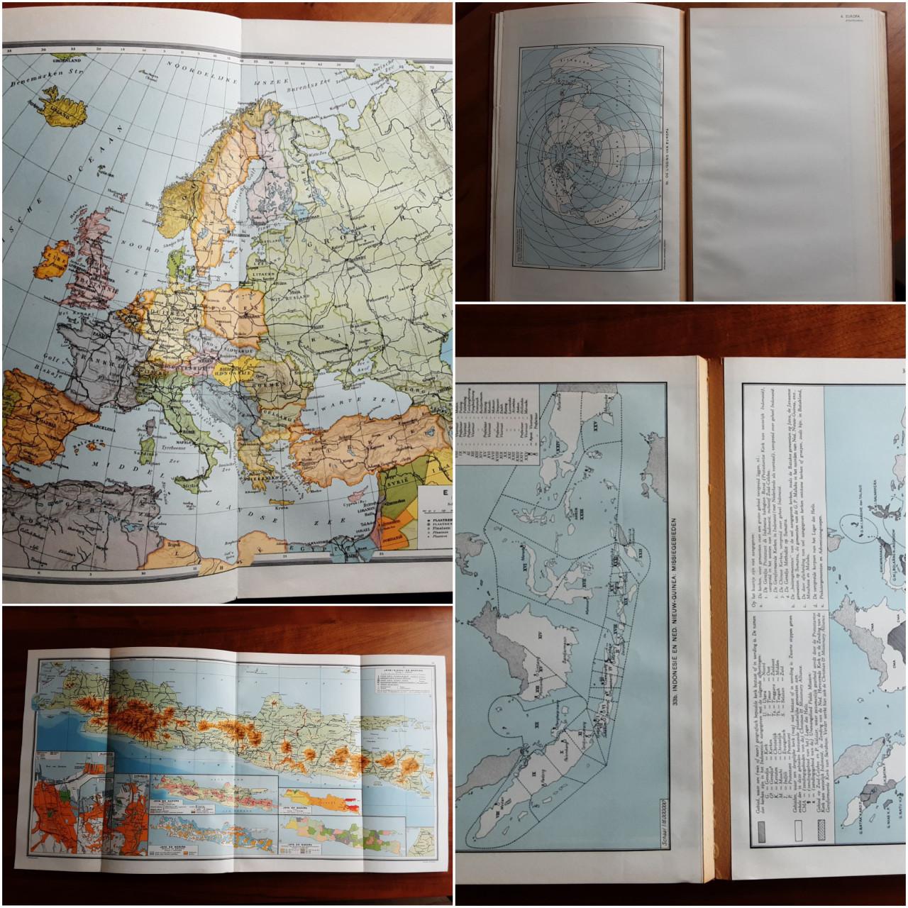 Atlas der Gehele Aarde 1955 Bos en Niermeyer