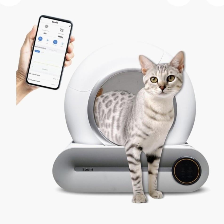 Automatische kattenbak - bedienbaar met app