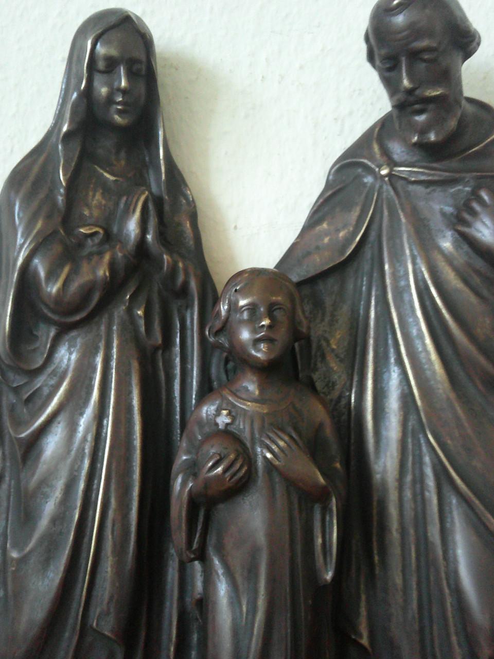 BRONZEN PLAQUETTE SYLVAN NORGA ,BELGIÉ JAREN '20