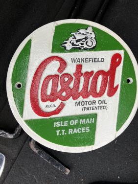 Castrol reclamebord