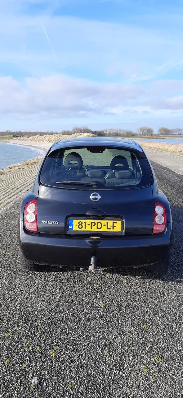 Nissan Micra 1.2 80PK Apk 2027 Airco,Stuurbr,CV,Ond Boekje Zwart metallic