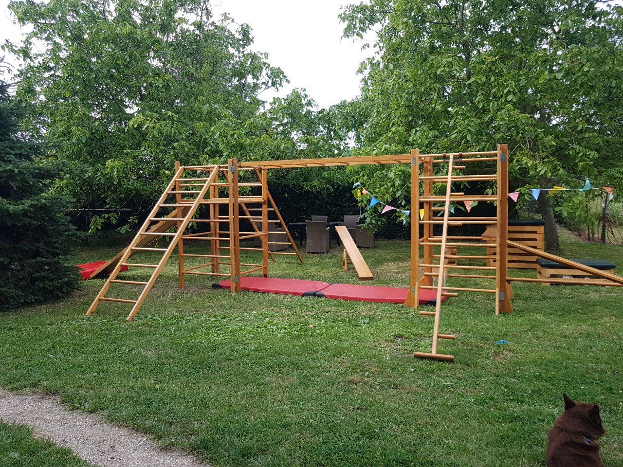 Pop up klimrek, speeltuin huren voor kinderfeestje