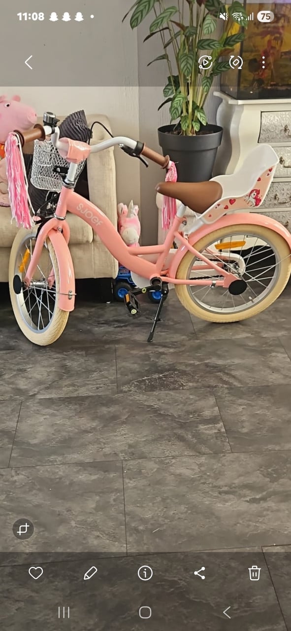 Nieuw kinderfiets te koop 18 inche