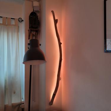 Gave lamp met ledstrip en afstandsbediening
