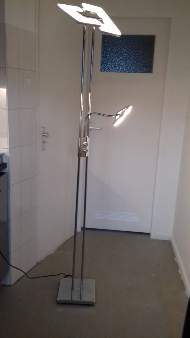 Vloerlamp van Chroom