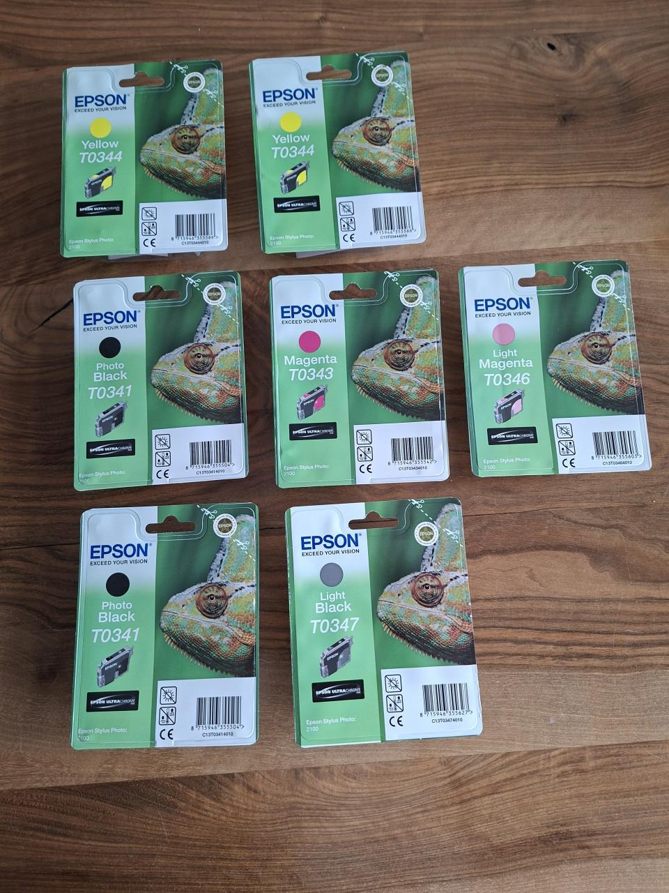 Gratis Epson cartridges diverse kleuren